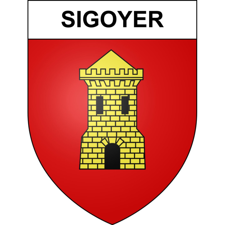 Stickers coat of arms Sigoyer adhesive sticker
