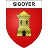 Stickers coat of arms Sigoyer adhesive sticker