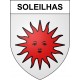 Pegatinas escudo de armas de Soleilhas adhesivo de la etiqueta engomada