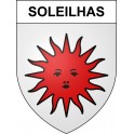 Soleilhas 04 ville sticker blason écusson autocollant adhésif