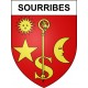 Stickers coat of arms Sourribes adhesive sticker