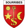 Sourribes Sticker wappen, gelsenkirchen, augsburg, klebender aufkleber