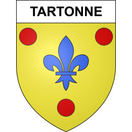 Stickers coat of arms Tartonne adhesive sticker