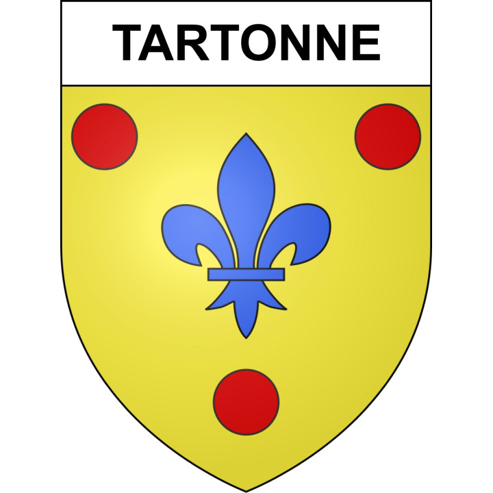 Stickers coat of arms Tartonne adhesive sticker