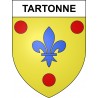Pegatinas escudo de armas de Tartonne adhesivo de la etiqueta engomada