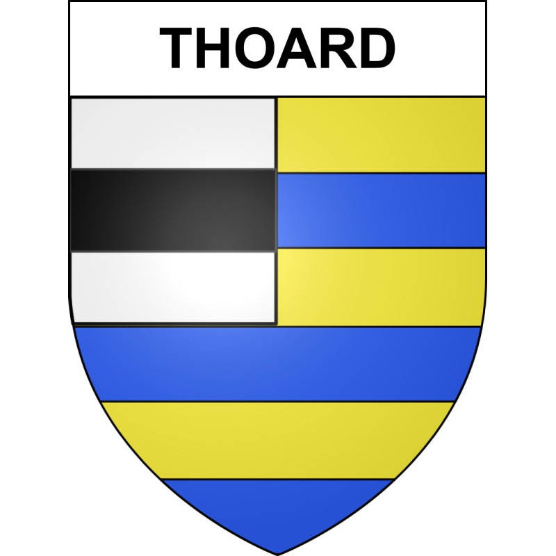 Thoard 04 ville sticker blason écusson autocollant adhésif