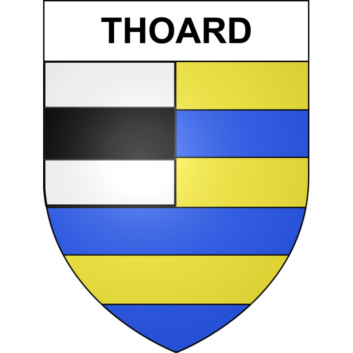 Stickers coat of arms Thoard adhesive sticker