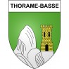 Thorame-Basse 04 ville sticker blason écusson autocollant adhésif