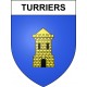 Turriers 04 ville sticker blason écusson autocollant adhésif
