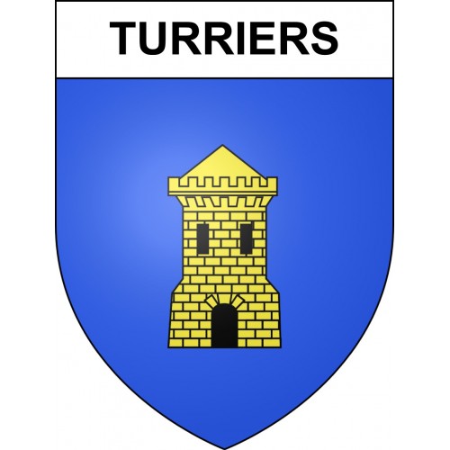 Adesivi stemma Turriers adesivo
