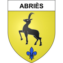 Stickers coat of arms Abriès adhesive sticker