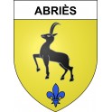 Abriès 05 ville sticker blason écusson autocollant adhésif