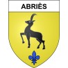 Abriès 05 ville sticker blason écusson autocollant adhésif