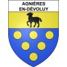 Stickers coat of arms Agnières-en-Dévoluy adhesive sticker