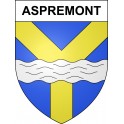 Aspremont Sticker wappen, gelsenkirchen, augsburg, klebender aufkleber
