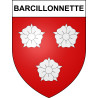 Pegatinas escudo de armas de Barcillonnette adhesivo de la etiqueta engomada