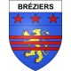 Stickers coat of arms Bréziers adhesive sticker
