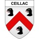 Stickers coat of arms Ceillac adhesive sticker