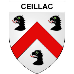 Ceillac Sticker wappen, gelsenkirchen, augsburg, klebender aufkleber
