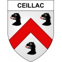 Ceillac 05 ville sticker blason écusson autocollant adhésif