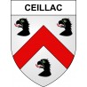 Stickers coat of arms Ceillac adhesive sticker