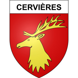 Stickers coat of arms Cervières adhesive sticker