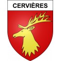 Cervières 05 ville sticker blason écusson autocollant adhésif