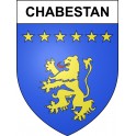 Chabestan 05 ville sticker blason écusson autocollant adhésif
