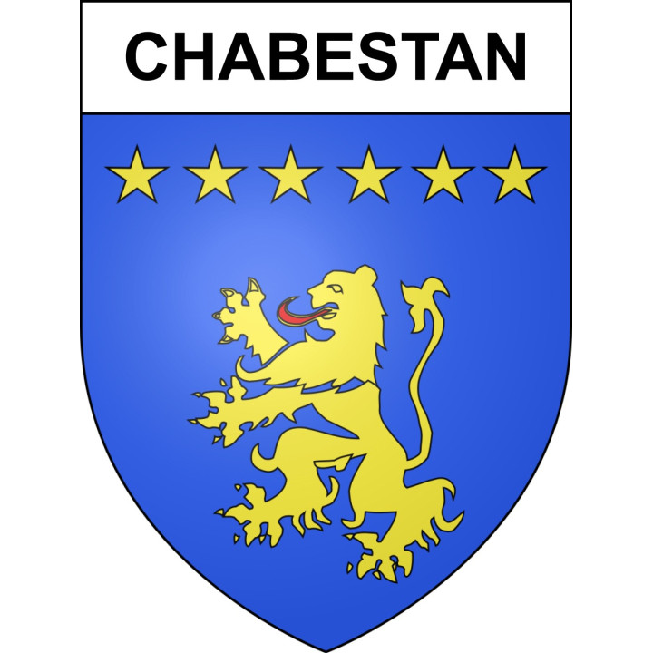 Chabestan 05 ville sticker blason écusson autocollant adhésif