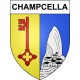 Adesivi stemma Champcella adesivo