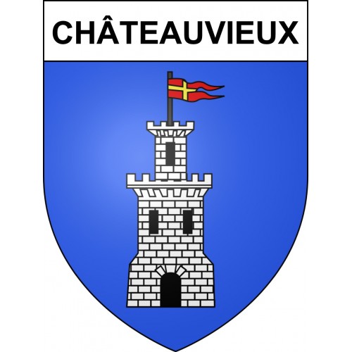 Châteauvieux Sticker wappen, gelsenkirchen, augsburg, klebender aufkleber