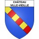 Château-Ville-Vieille 05 ville sticker blason écusson autocollant adhésif