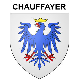 Pegatinas escudo de armas de Chauffayer adhesivo de la etiqueta engomada