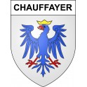 Chauffayer Sticker wappen, gelsenkirchen, augsburg, klebender aufkleber