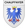 Chauffayer 05 ville sticker blason écusson autocollant adhésif