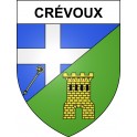 Stickers coat of arms Crévoux adhesive sticker