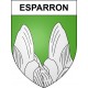 Esparron 05 ville sticker blason écusson autocollant adhésif