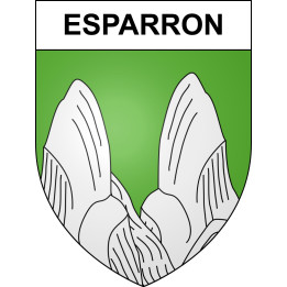 Stickers coat of arms Esparron adhesive sticker