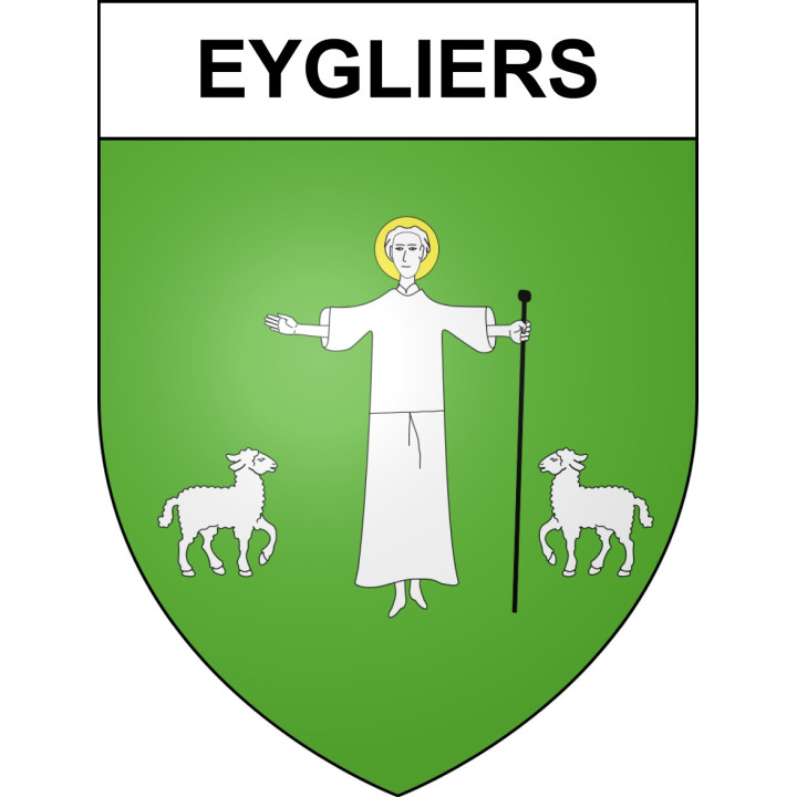 Eygliers 05 ville sticker blason écusson autocollant adhésif