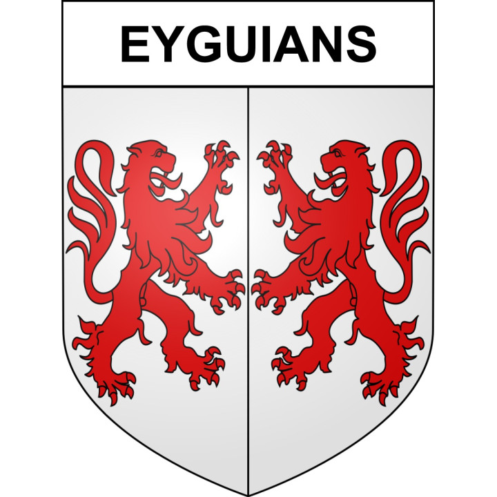 Eyguians Sticker wappen, gelsenkirchen, augsburg, klebender aufkleber