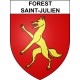 Stickers coat of arms Forest-Saint-Julien adhesive sticker