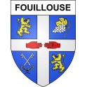 Fouillouse Sticker wappen, gelsenkirchen, augsburg, klebender aufkleber