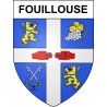 Stickers coat of arms Fouillouse adhesive sticker