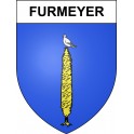 Pegatinas escudo de armas de Furmeyer adhesivo de la etiqueta engomada