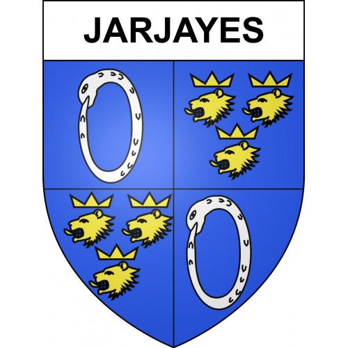 Stickers coat of arms Jarjayes adhesive sticker