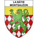 La Bâtie-Montsaléon 05 ville sticker blason écusson autocollant adhésif