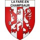 Stickers coat of arms La Fare-en-Champsaur adhesive sticker
