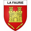 La Faurie 05 ville sticker blason écusson autocollant adhésif