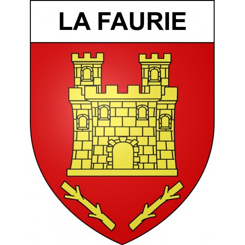 La Faurie Sticker wappen, gelsenkirchen, augsburg, klebender aufkleber