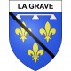 Stickers coat of arms La Grave adhesive sticker